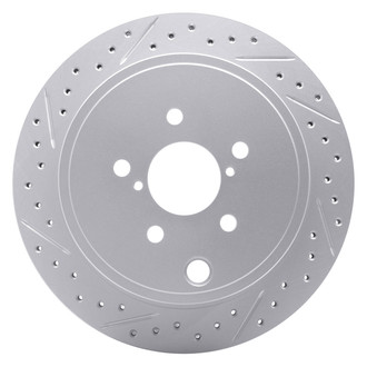 DFC® - Drilled and Slotted Rear Driver Side Brake Rotor