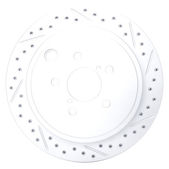 DFC® - Drilled and Slotted Rear Passenger Side Brake Rotor