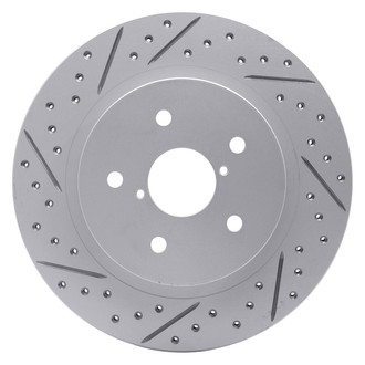 DFC® - Drilled and Slotted Rear Driver Side Brake Rotor