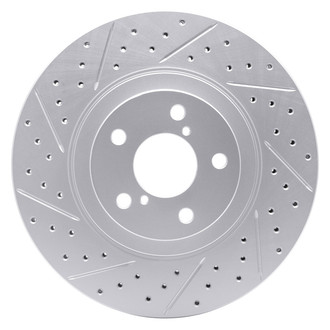 Dynamic Friction Company® - Drilled and Slotted Brake Rotor