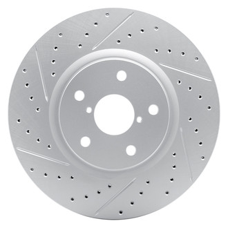 Dynamic Friction Company® - Drilled and Slotted Brake Rotor