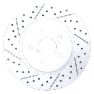 DFC® - Drilled and Slotted Front Driver Side Brake Rotor