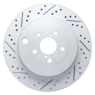 DFC® - Drilled and Slotted Rear Driver Side Brake Rotor