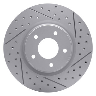 DFC® - Drilled and Slotted Front Passenger Side Brake Rotor