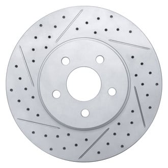 Dynamic Friction Company® - Drilled and Slotted Brake Rotor
