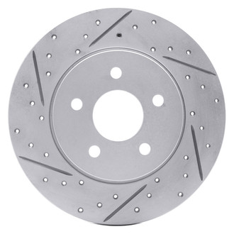 DFC® - Drilled and Slotted Rear Driver Side Brake Rotor