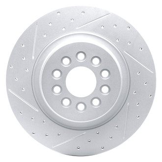 DFC® - Drilled and Slotted Rear Driver Side Brake Rotor