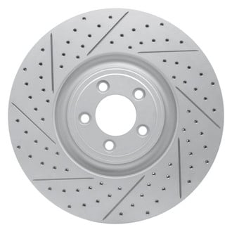 Dynamic Friction Company® - Drilled and Slotted Brake Rotor