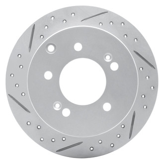 DFC® - Drilled and Slotted Rear Driver Side Brake Rotor