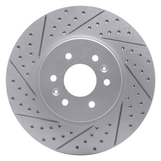 Dynamic Friction Company® - Drilled and Slotted Brake Rotor