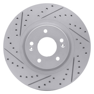 Dynamic Friction Company® - Drilled and Slotted Brake Rotor