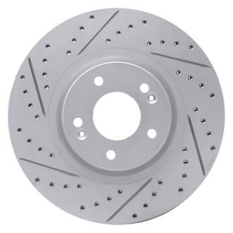 DFC® - Drilled and Slotted Front Passenger Side Brake Rotor