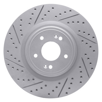 DFC® - Drilled and Slotted Front Passenger Side Brake Rotor