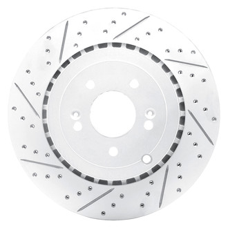 Dynamic Friction Company® - Drilled and Slotted Brake Rotor