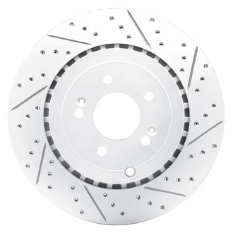 DFC® - Drilled and Slotted Rear Passenger Side Brake Rotor