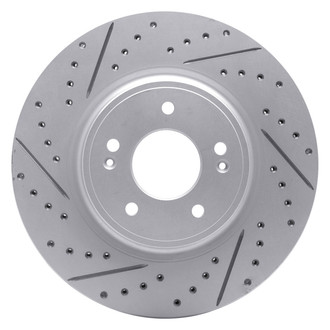 DFC® - Drilled and Slotted Front Passenger Side Brake Rotor