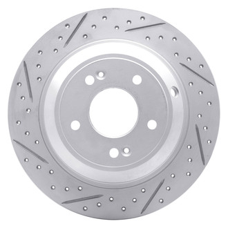 DFC® - Drilled and Slotted Rear Driver Side Brake Rotor