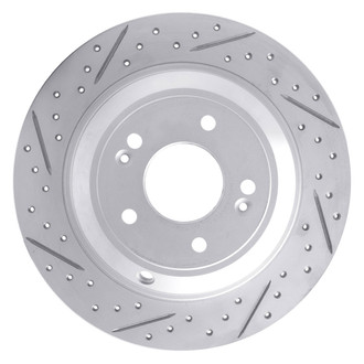 DFC® - Drilled and Slotted Rear Passenger Side Brake Rotor