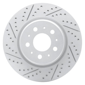 Dynamic Friction Company® - Drilled and Slotted Brake Rotor