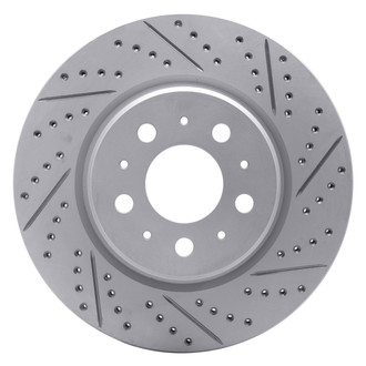 DFC® - Drilled and Slotted Front Passenger Side Brake Rotor