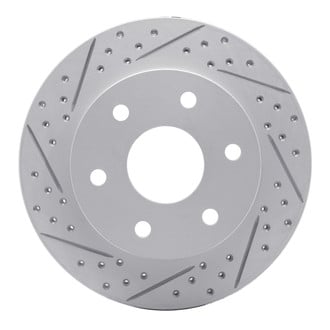 Dynamic Friction Company® - Drilled and Slotted Brake Rotor