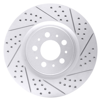 DFC® - Drilled and Slotted Front Passenger Side Brake Rotor
