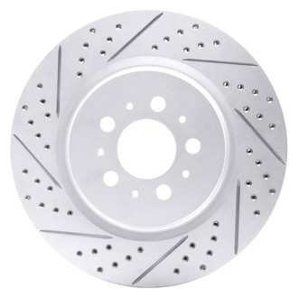 DFC® - Drilled and Slotted Rear Driver Side Brake Rotor