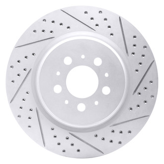 DFC® - Drilled and Slotted Rear Passenger Side Brake Rotor