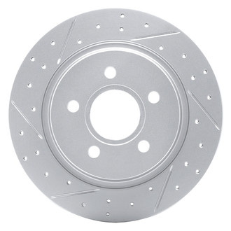 DFC® - Drilled and Slotted Rear Driver Side Brake Rotor