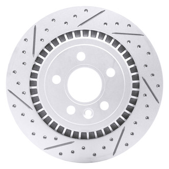 Dynamic Friction Company® - Drilled and Slotted Brake Rotor