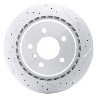 DFC® - Drilled and Slotted Rear Driver Side Brake Rotor