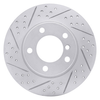 DFC® - Drilled and Slotted Front Driver Side Brake Rotor