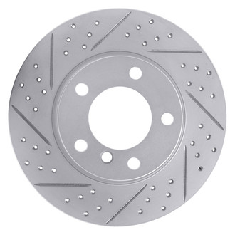 DFC® - Drilled and Slotted Front Passenger Side Brake Rotor