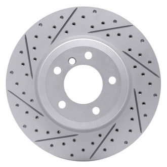 DFC® - Drilled and Slotted Front Driver Side Brake Rotor