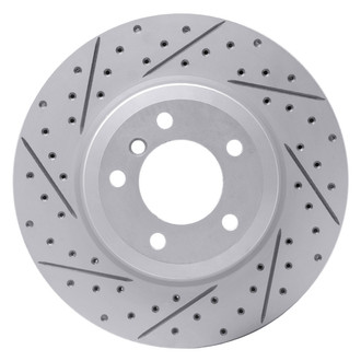 DFC® - Drilled and Slotted Front Passenger Side Brake Rotor