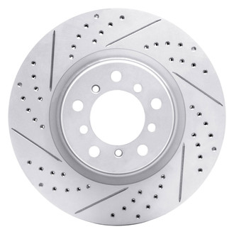 DFC® - Drilled and Slotted Front Passenger Side Brake Rotor