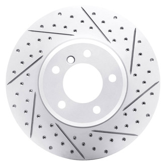 DFC® - Drilled and Slotted Front Passenger Side Brake Rotor