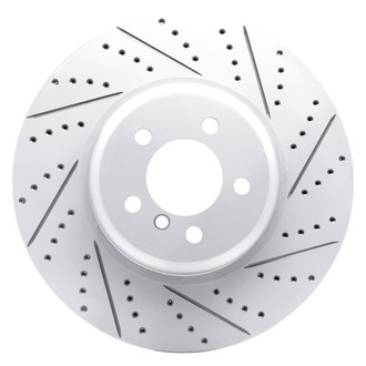 DFC® - Drilled and Slotted Front Passenger Side Brake Rotor