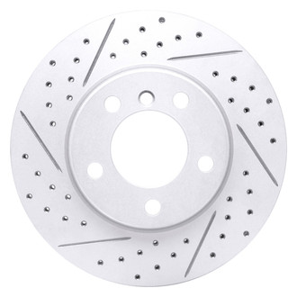 Dynamic Friction Company® - Drilled and Slotted Brake Rotor