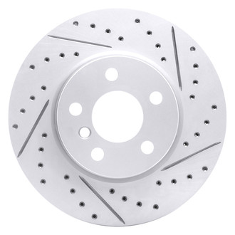DFC® - Drilled and Slotted Front Passenger Side Brake Rotor
