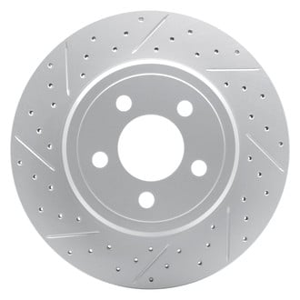 Dynamic Friction Company® - Drilled and Slotted Brake Rotor