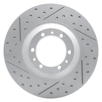 Dynamic Friction Company® - Drilled and Slotted Brake Rotor