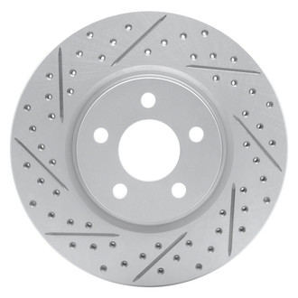 Dynamic Friction Company® - Drilled and Slotted Brake Rotor