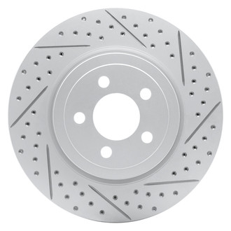 DFC® - Drilled and Slotted Front Passenger Side Brake Rotor