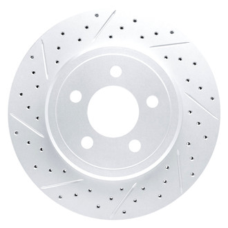 DFC® - Drilled and Slotted Rear Driver Side Brake Rotor
