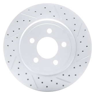 DFC® - Drilled and Slotted Rear Passenger Side Brake Rotor