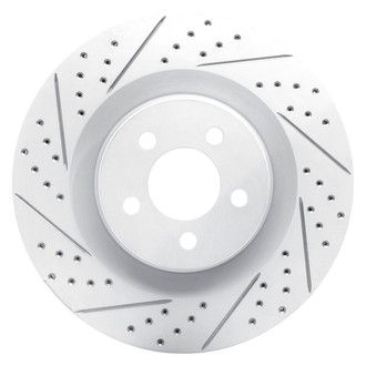 Dynamic Friction Company® - Drilled and Slotted Brake Rotor
