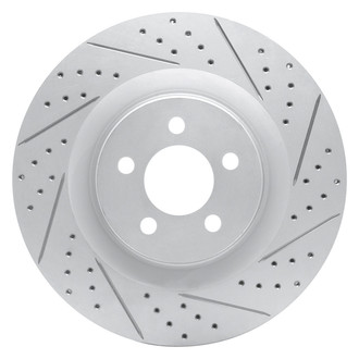 DFC® - Drilled and Slotted Front Passenger Side Brake Rotor