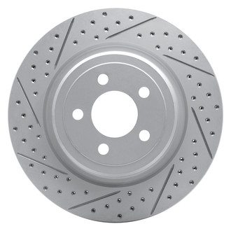 DFC® - Drilled and Slotted Rear Driver Side Brake Rotor