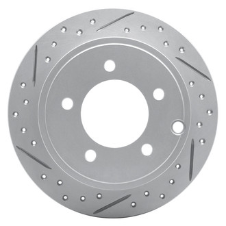 Dynamic Friction Company® - Drilled and Slotted Brake Rotor